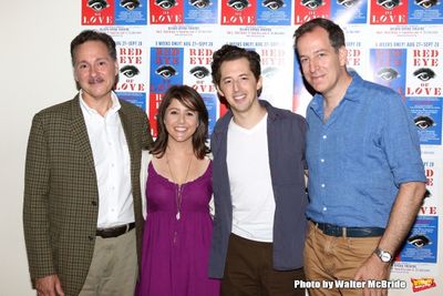 Kevin Pariseau, Alli Mauzey, Josh Grisetti and director Ted Sperling  Photo