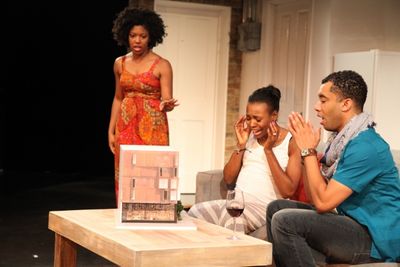 McKenzie Chinn), Cynthia (Tamberla Perry) and Terrence (Desmond Gray Photo