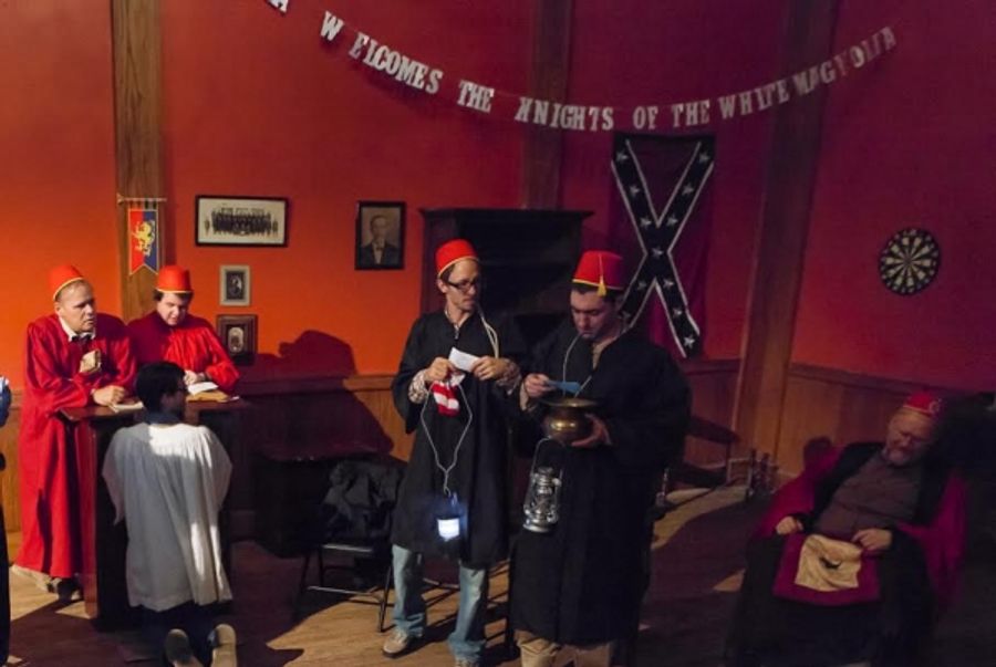 Photo Flash: Catch a Glimpse of ReGroup's THE LAST MEETING OF THE KNIGHTS OF THE WHITE MAGNOLIA Before Opening Night! Image