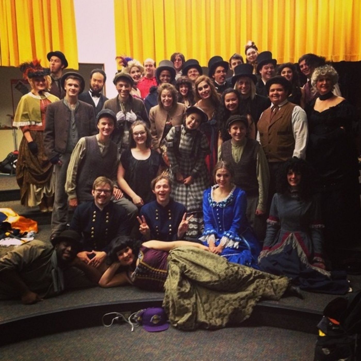 Photo Flash: Saturday Intermission Pics, August 9 - Part 2 - The Pirates of FINDING NEVERLAND Pose, Goodspeed's 'FIDDLER' and More  Image