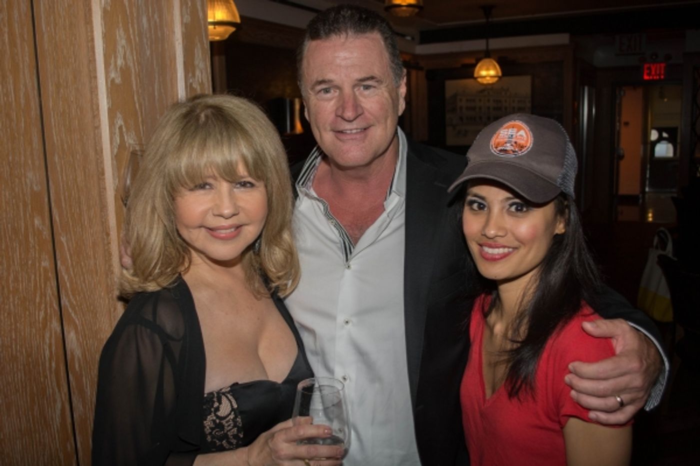 Photo Flash: Pia Zadora Visits HERE LIES LOVE!  Image