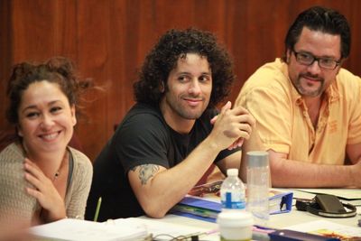 Valeria Cossu, Luis Salgado and Andrew Beall Photo