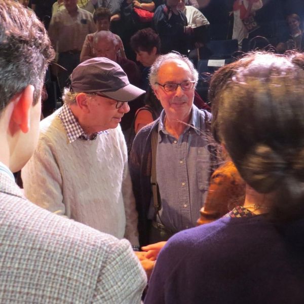 Neil Simon with Broadway Bound cast member Allan Miller Photo