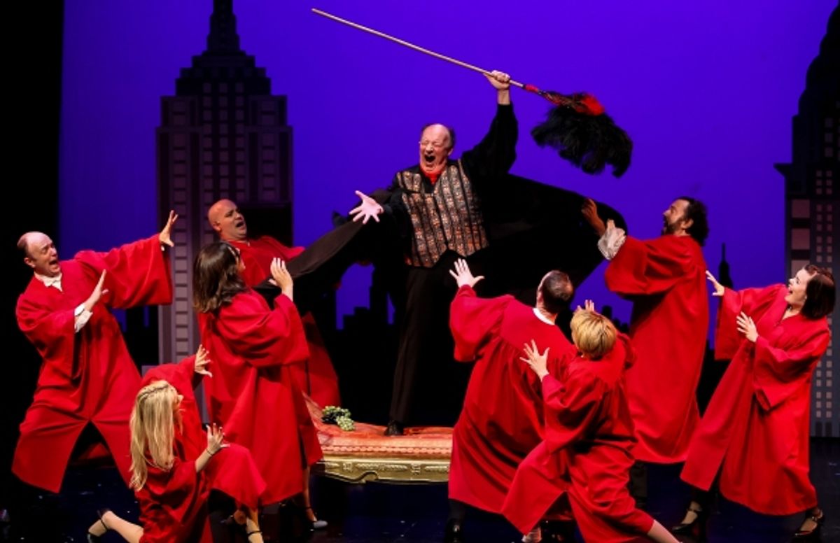 The Noteworthy LIfe of Howard Barnes. Jeff Steitzer (Von Schwartzenheim) and Ensemble. at 