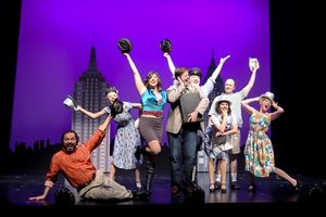 The Noteworthy LIfe of Howard Barnes. Erik Gratton (Haward Barnes) and Ensemble. @ BroadwayWorld The Noteworthy LIfe of Howard Barnes. Erik Gratton (Haward Barnes) and Ensemble. Photo