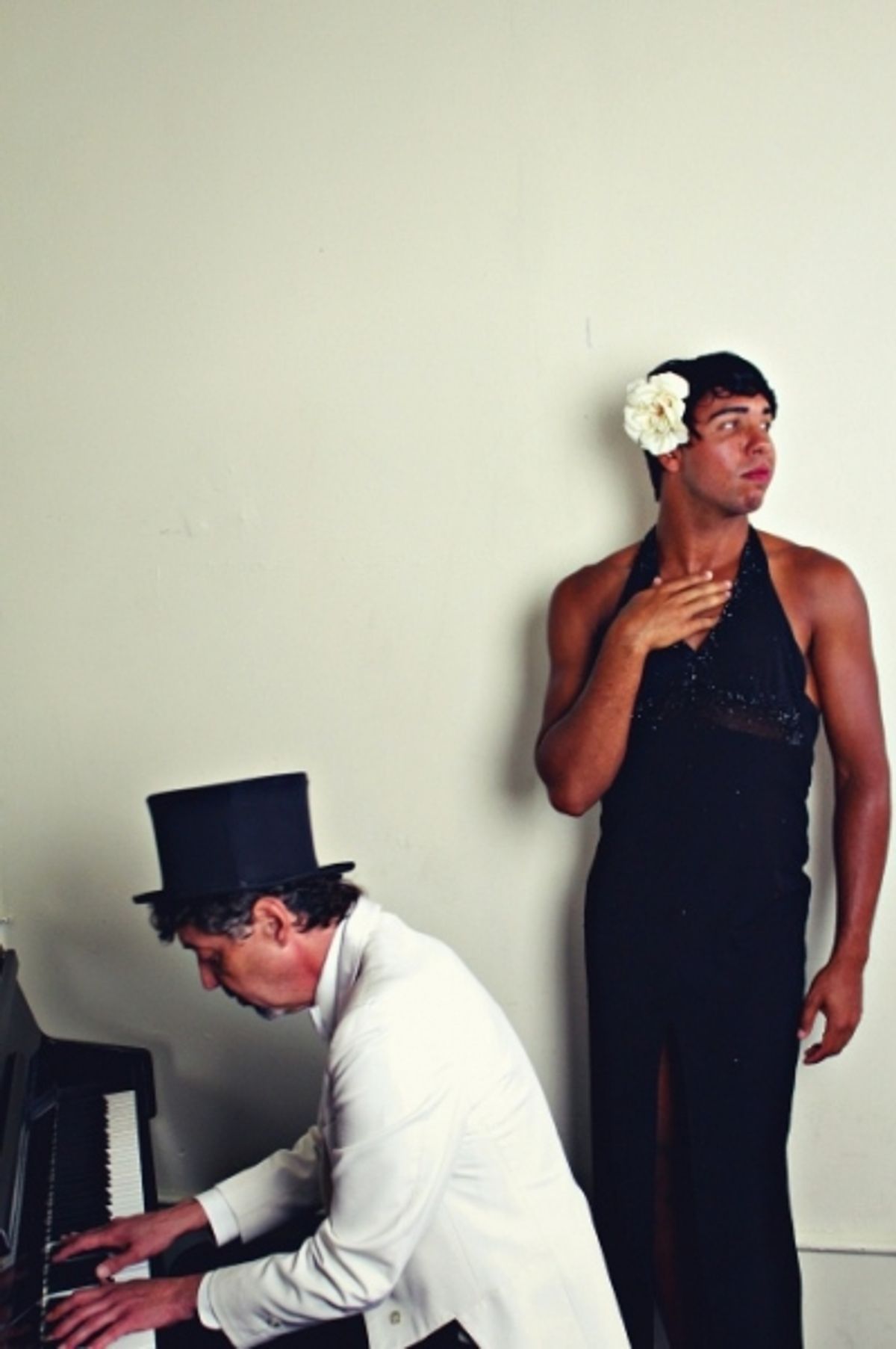 Robert Ayres (left) and Jeremy Sonkin at 