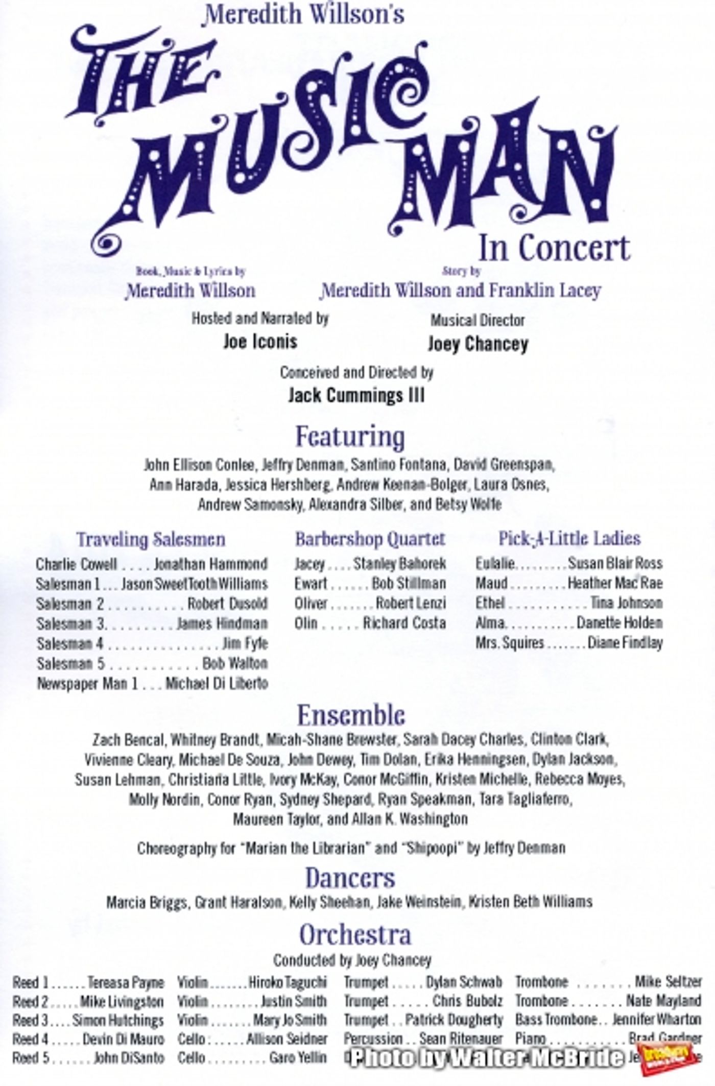 Photo Coverage: He's a What? Inside Transport Group's THE MUSIC MAN Concert with Laura Osnes, Santino Fontana, Betsy Wolfe & More!  Image