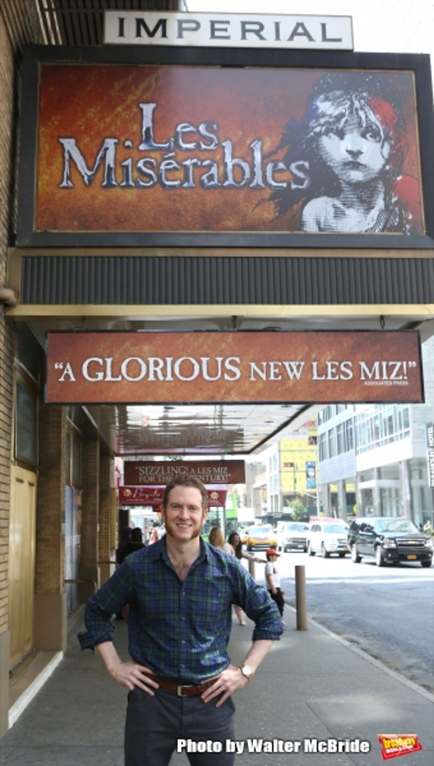Exclusive Photo Coverage: A Stroll with Broadway Royalty Adam Monley & Paige Faure Image