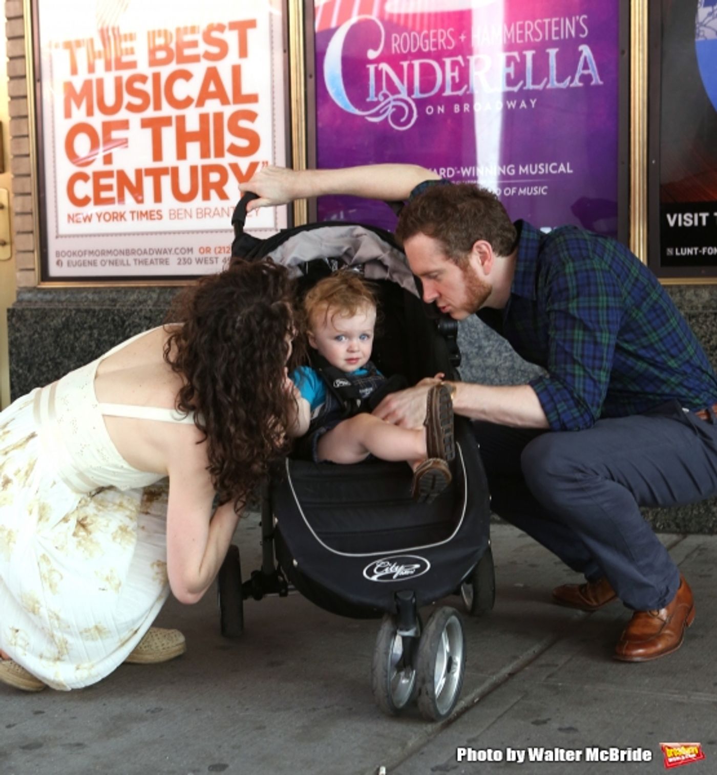 Exclusive Photo Coverage: A Stroll with Broadway Royalty Adam Monley & Paige Faure Image