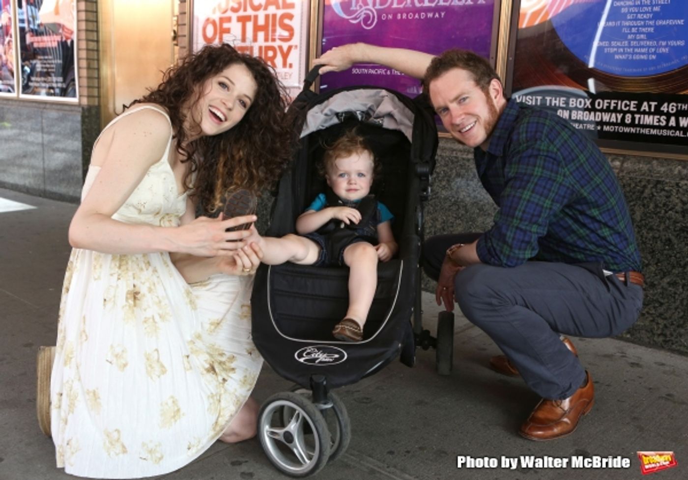 Exclusive Photo Coverage: A Stroll with Broadway Royalty Adam Monley & Paige Faure Image