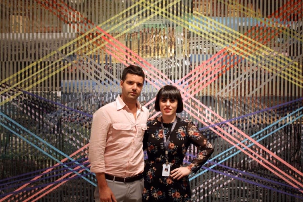 Artist Artist Rodolfo Edwards and Yael Rosenblut at Third Edition of Art Southampton Opens to Huge Success