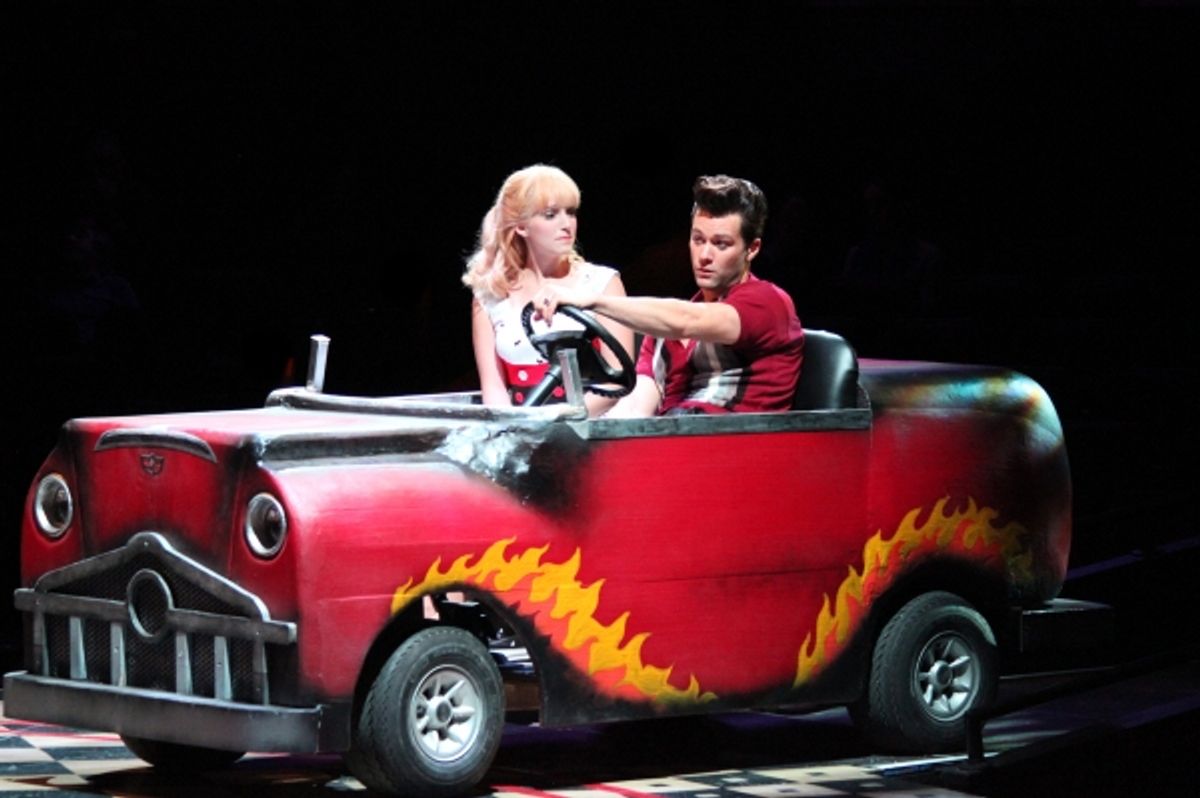 Ephie Aardema (Sandy) and Matthew Ragas (Danny) at 