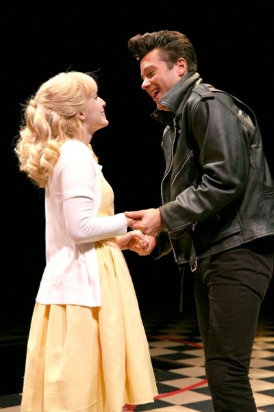 Ephie Aardema (Sandy) and Matthew Ragas (Danny)  Photo