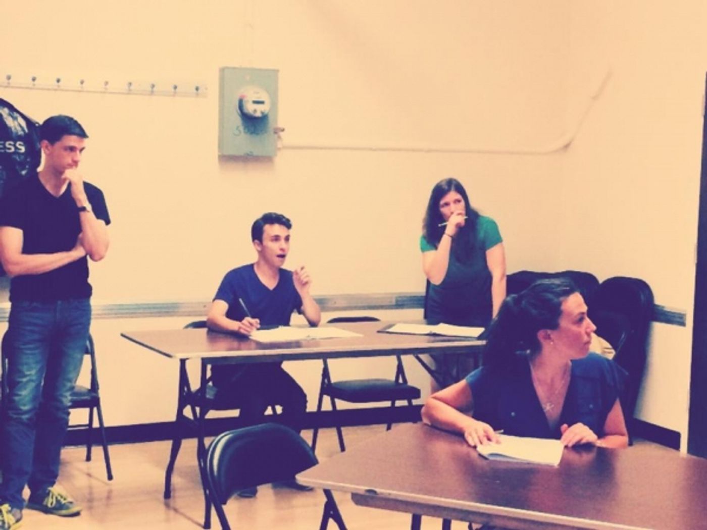 Photo Flash: In Rehearsal with Beautiful Soup's WHAT WAS LOST and SHADES OF BLUE in Rep  Image