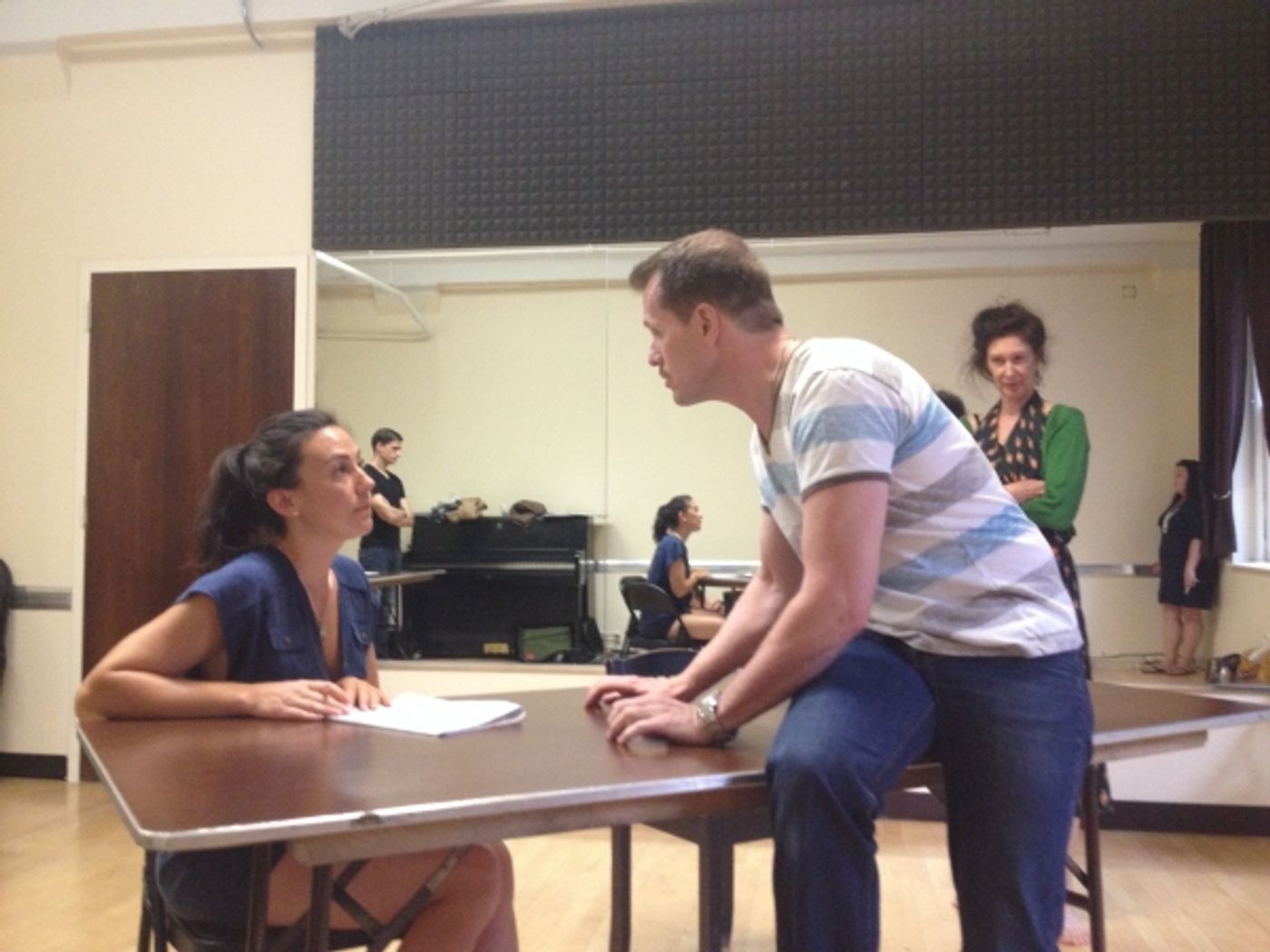 Photo Flash: In Rehearsal with Beautiful Soup's WHAT WAS LOST and SHADES OF BLUE in Rep  Image