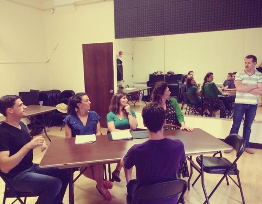 Photo Flash: In Rehearsal with Beautiful Soup's WHAT WAS LOST and SHADES OF BLUE in Rep Image