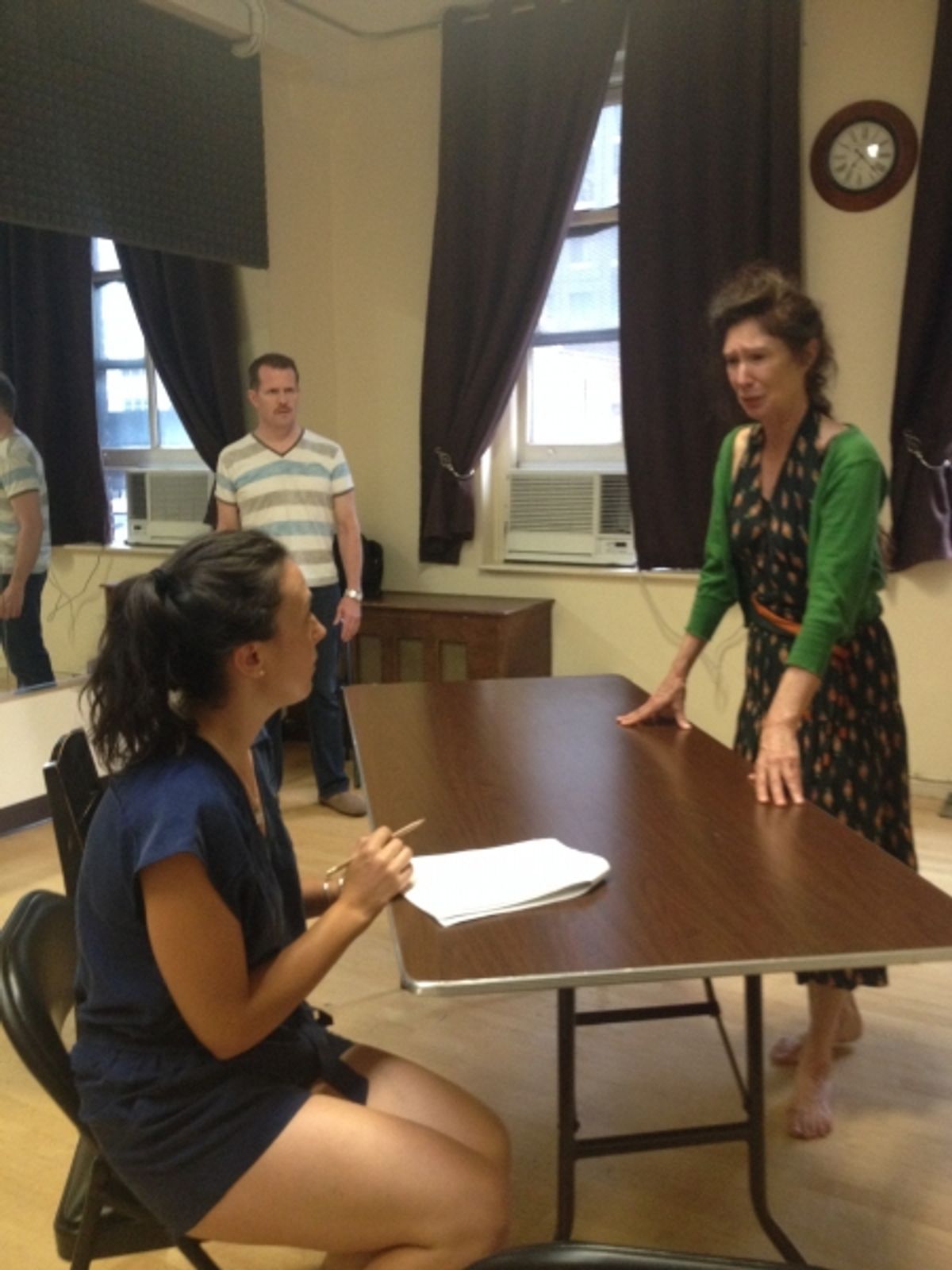 PennyLynn White as Laurette Taylor with Renee Heitmann and Paul Thomas Ryan. at 