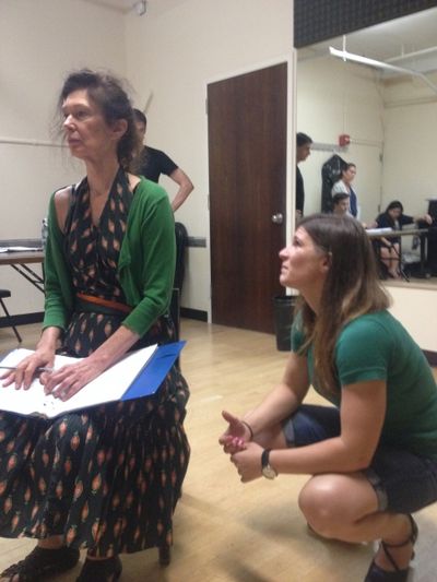 PennyLynn White as Laurette Taylor and Kristen Gehling as Margo Jones. Photo