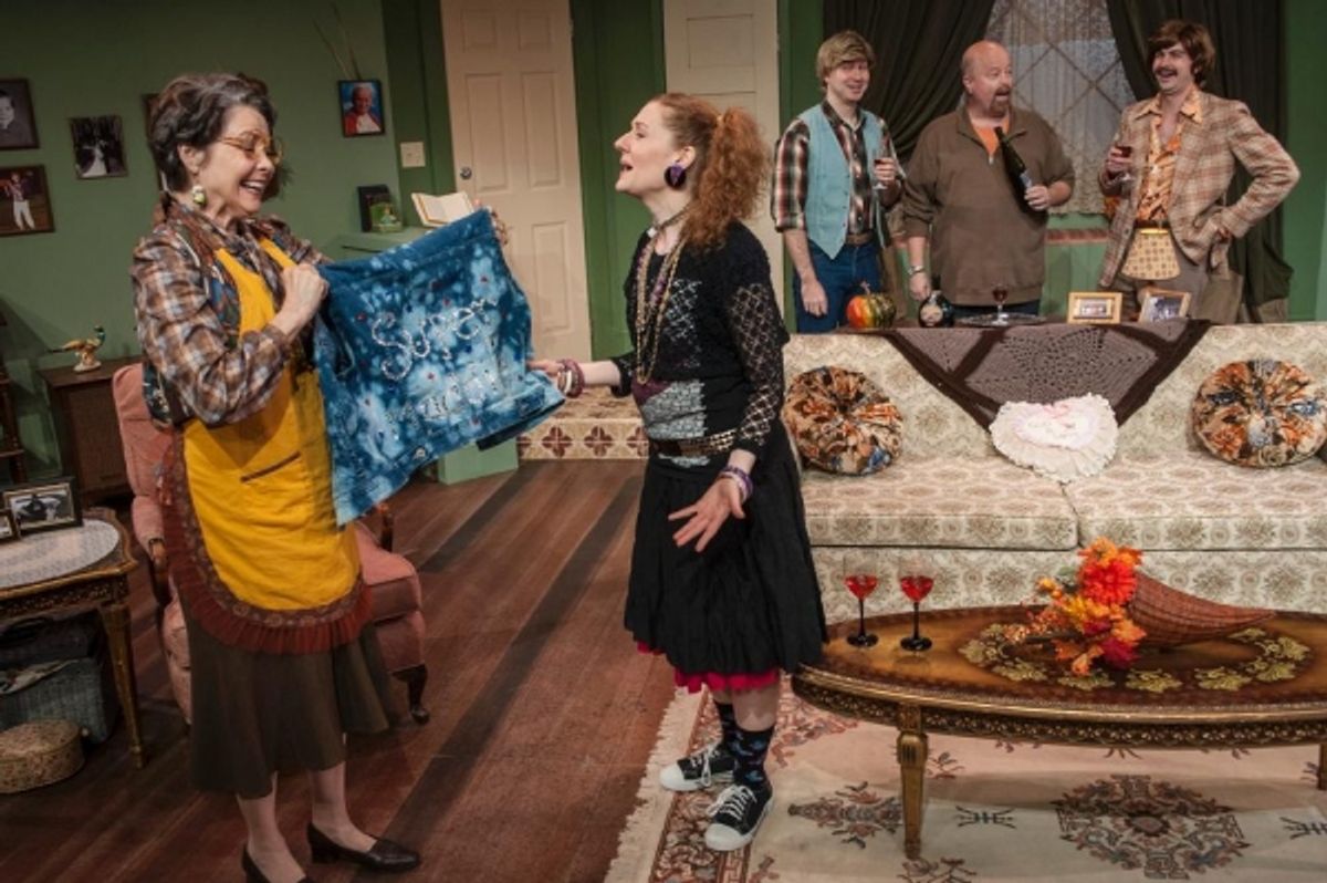 Mary Poindexter Williams as Ruthie, Melissa Macleod Herion as Maddie, Ryan Halsaver as Tom, Dale Young as Bill and Magarin Hobson as Ricky at 