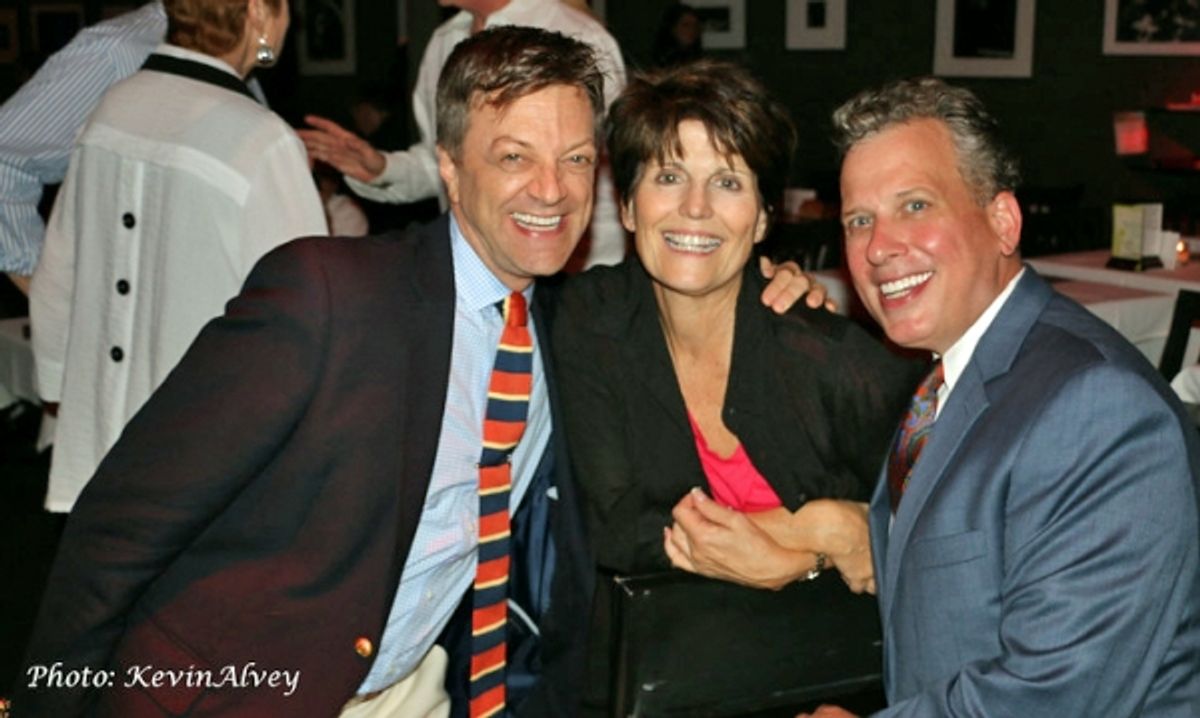 Jim Caruso, Lucie Arnaz and Billy Stritch at 