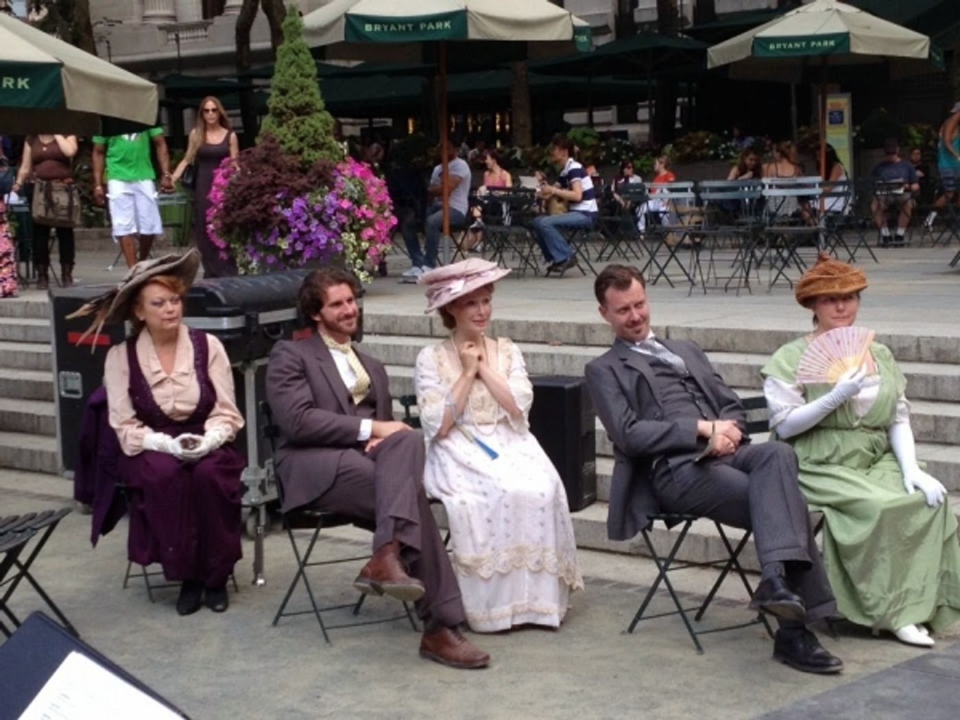 Photo Flash: In Rehearsal with Boomerang Theatre's LOVE'S LABOUR'S LOST in Bryant Park  Image