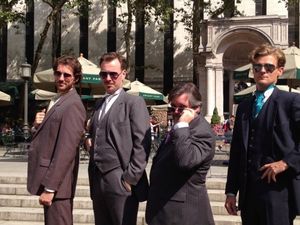 Erik Bryan, Timothy Hull, Dan Renkin and Jason Loughlin Photo