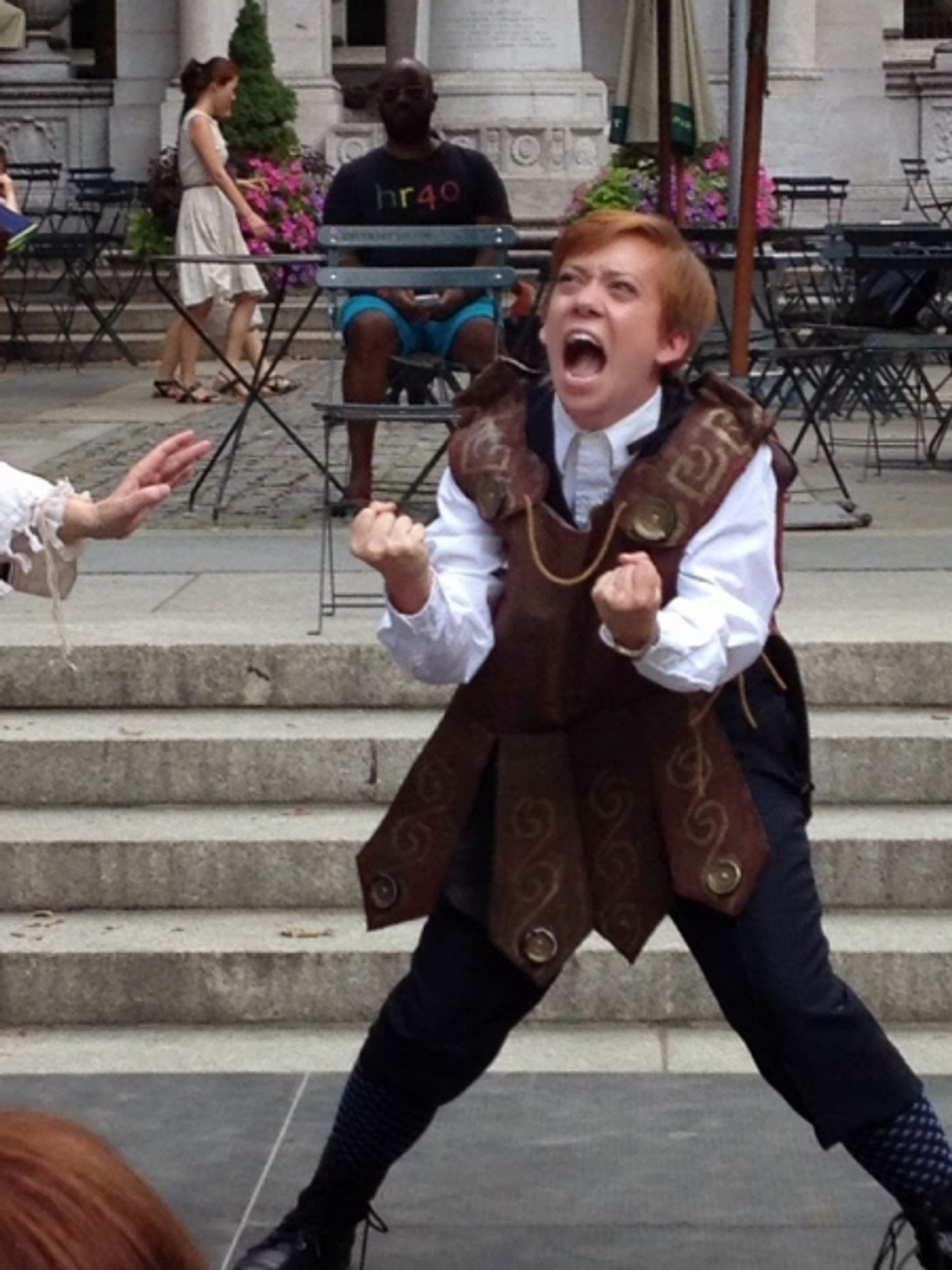 Photo Flash: In Rehearsal with Boomerang Theatre's LOVE'S LABOUR'S LOST in Bryant Park  Image