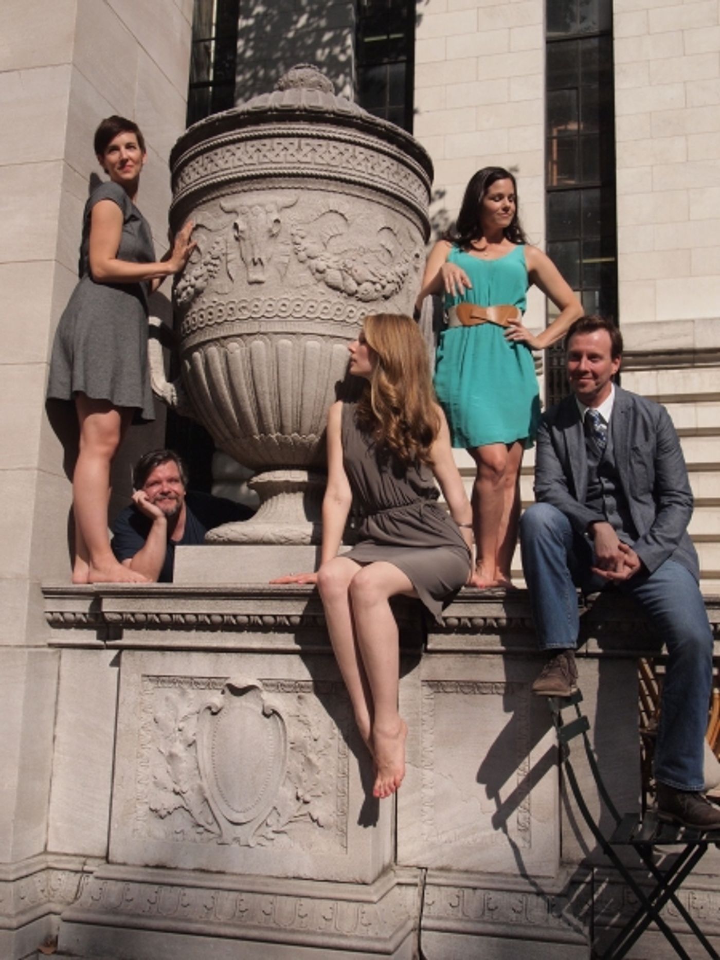 Photo Flash: In Rehearsal with Boomerang Theatre's LOVE'S LABOUR'S LOST in Bryant Park  Image