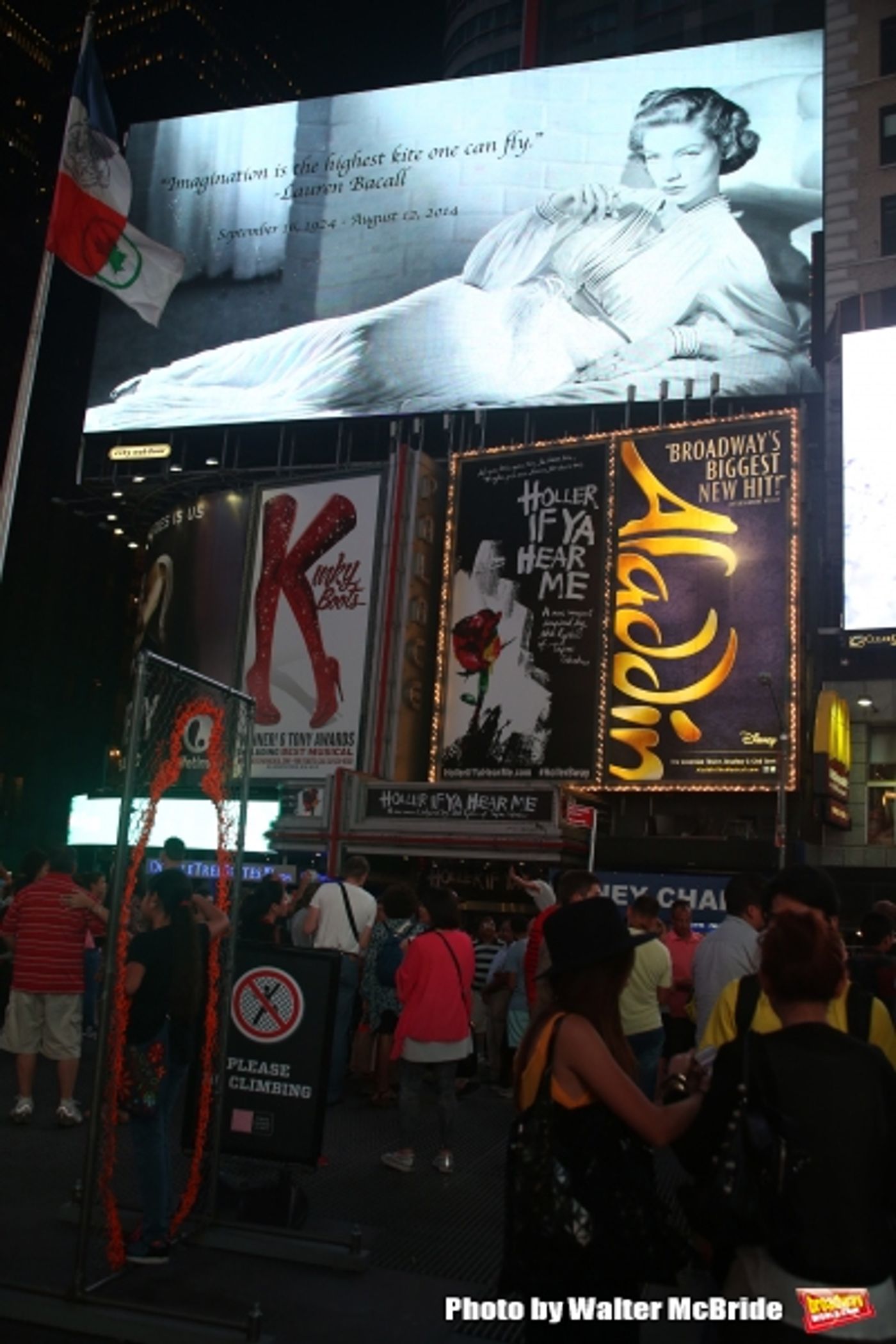 Photo Coverage: Times Square Honors Lauren Bacall  Image