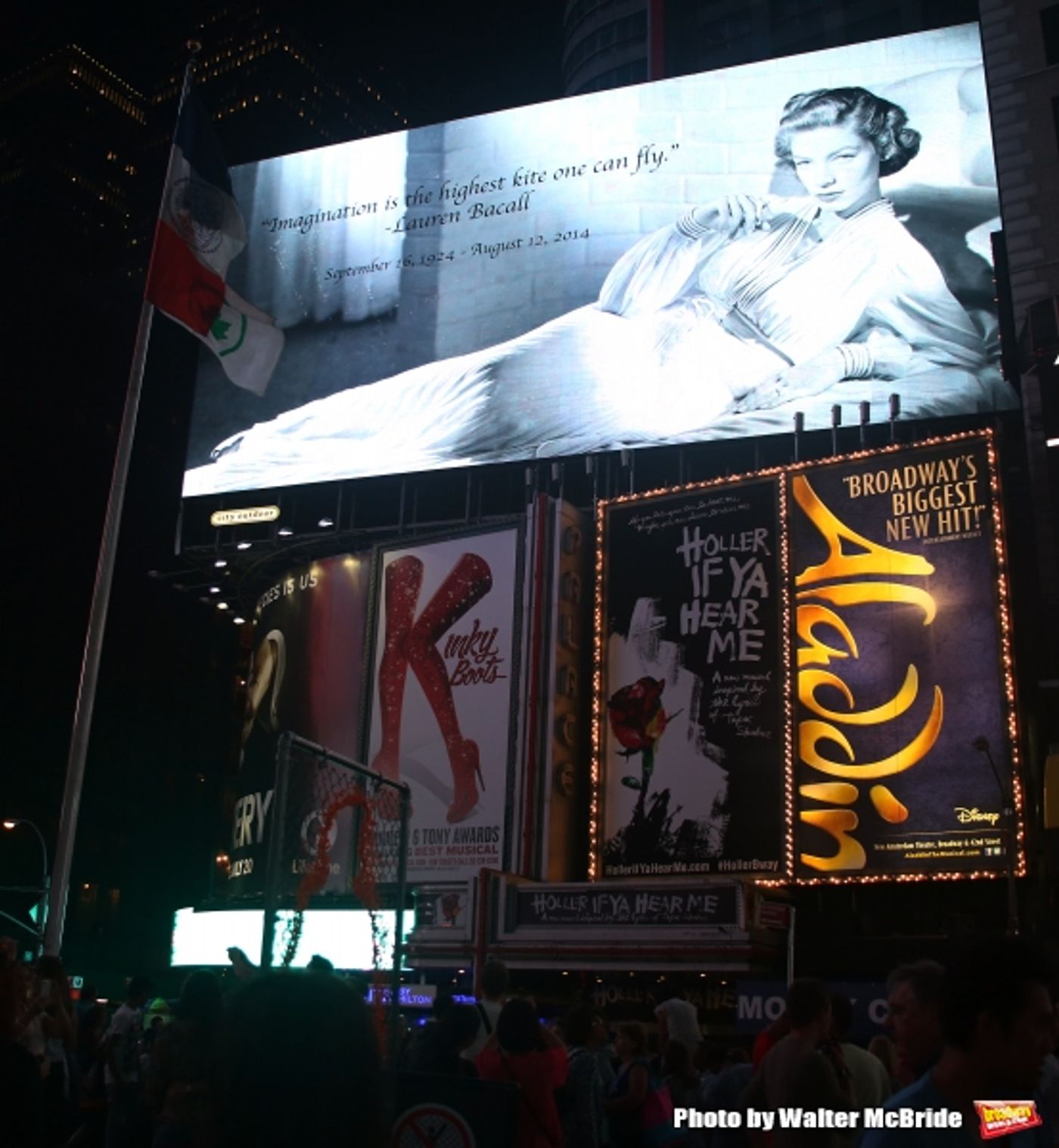 Photo Coverage: Times Square Honors Lauren Bacall  Image