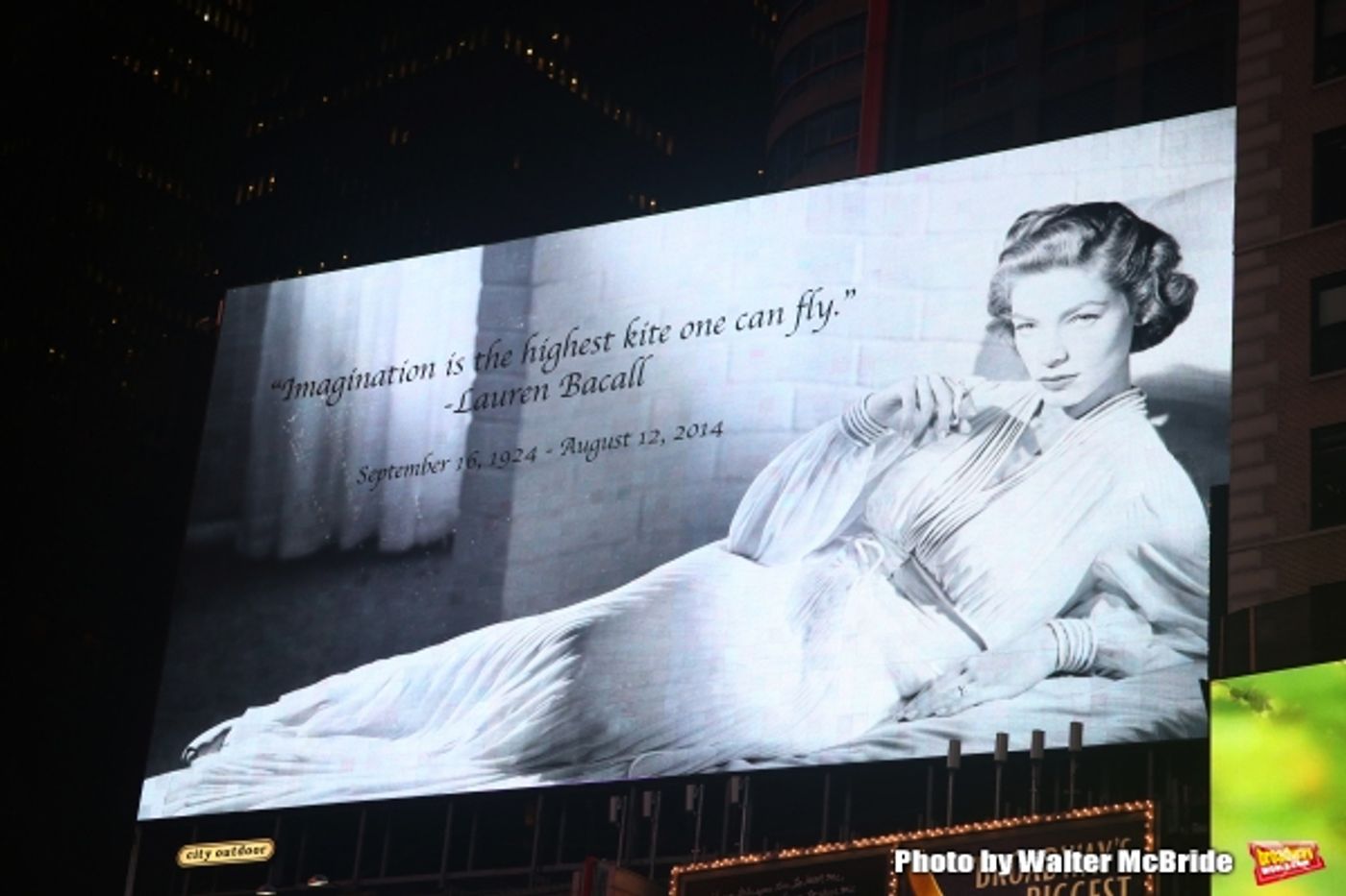 Photo Coverage: Times Square Honors Lauren Bacall  Image