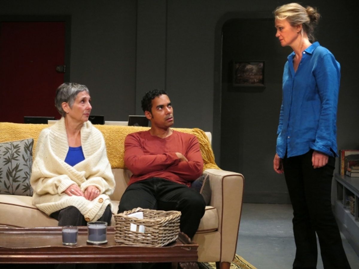 Loni Ackerman, Phillip Christian and Celia Schaefer  at 