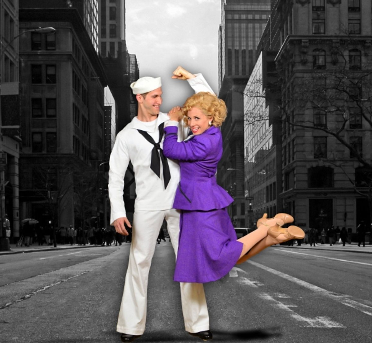 Jeff Smith as Ozzie and Johanna McKenzie Miller as Claire at 