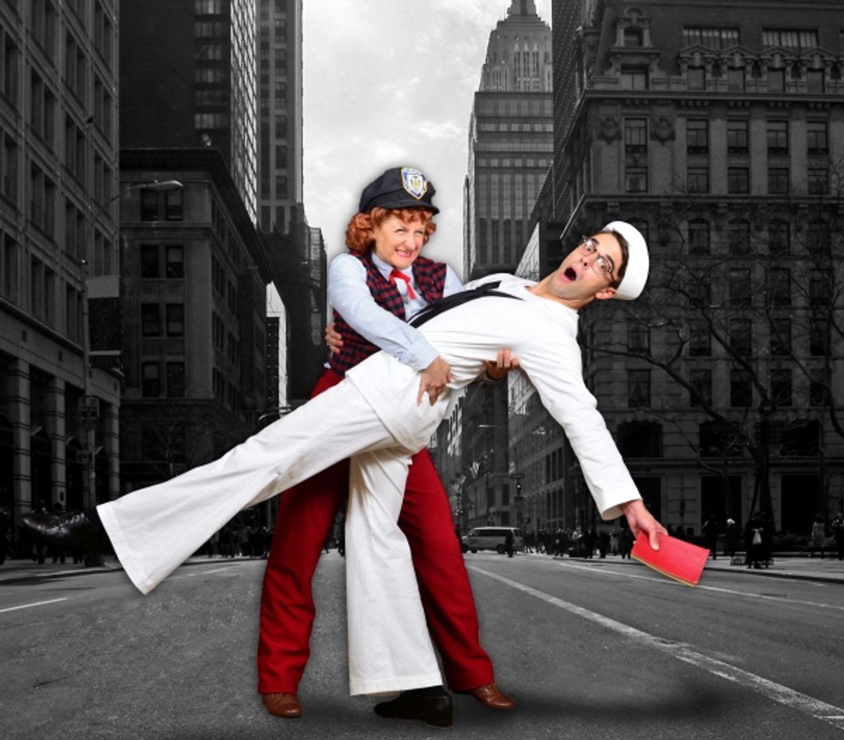 Marya Grandy as Hilde and Seth Danner as Chip at 