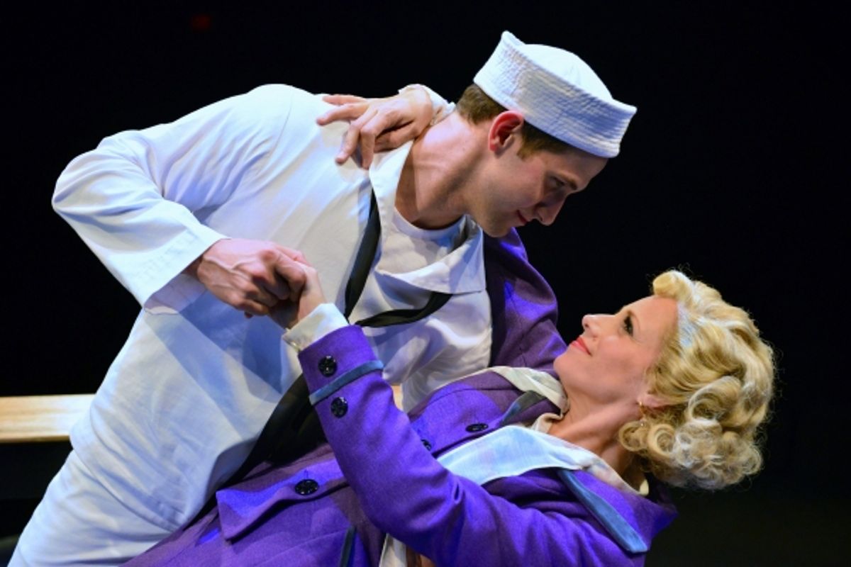 Jeff Smith as Ozzie and Johanna McKenzie Miller as Claire at 