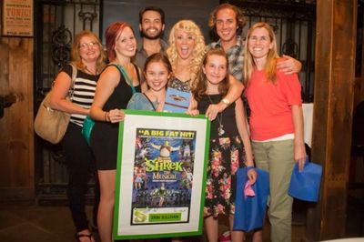 Erin Sullivan and Cast of 2011 Tour of SHREK Photo