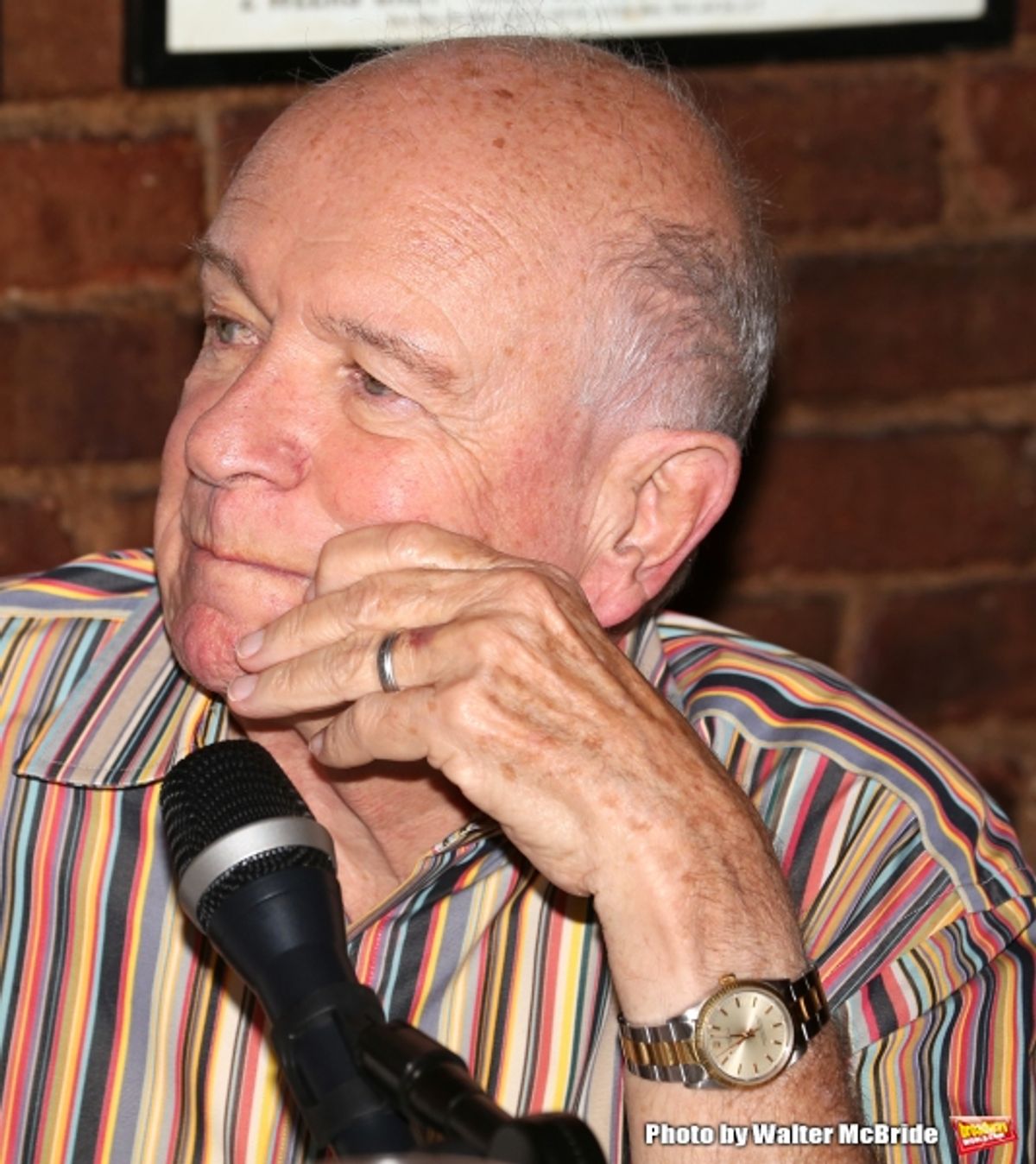 Playwright Terrence McNally  at 