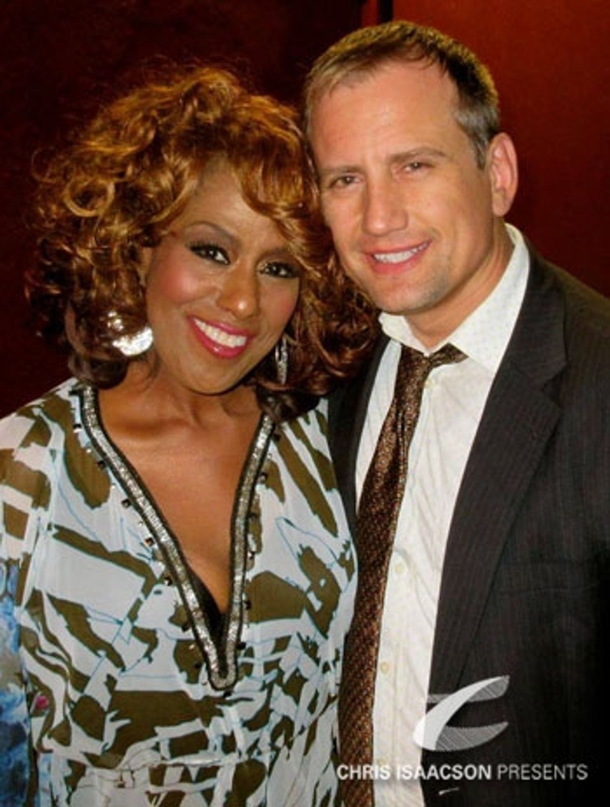 Jennifer Holliday and Chris Isaacson at 