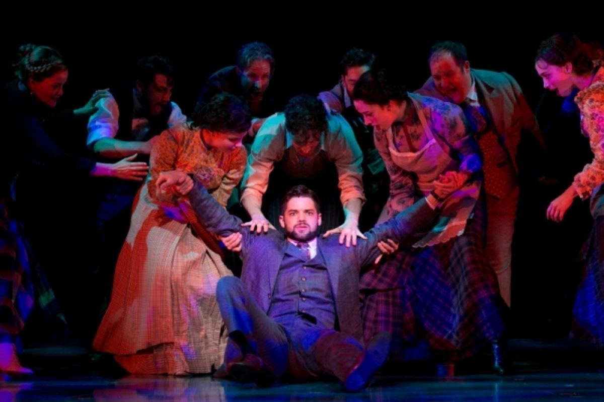 Jeremy Jordan and Cast at 