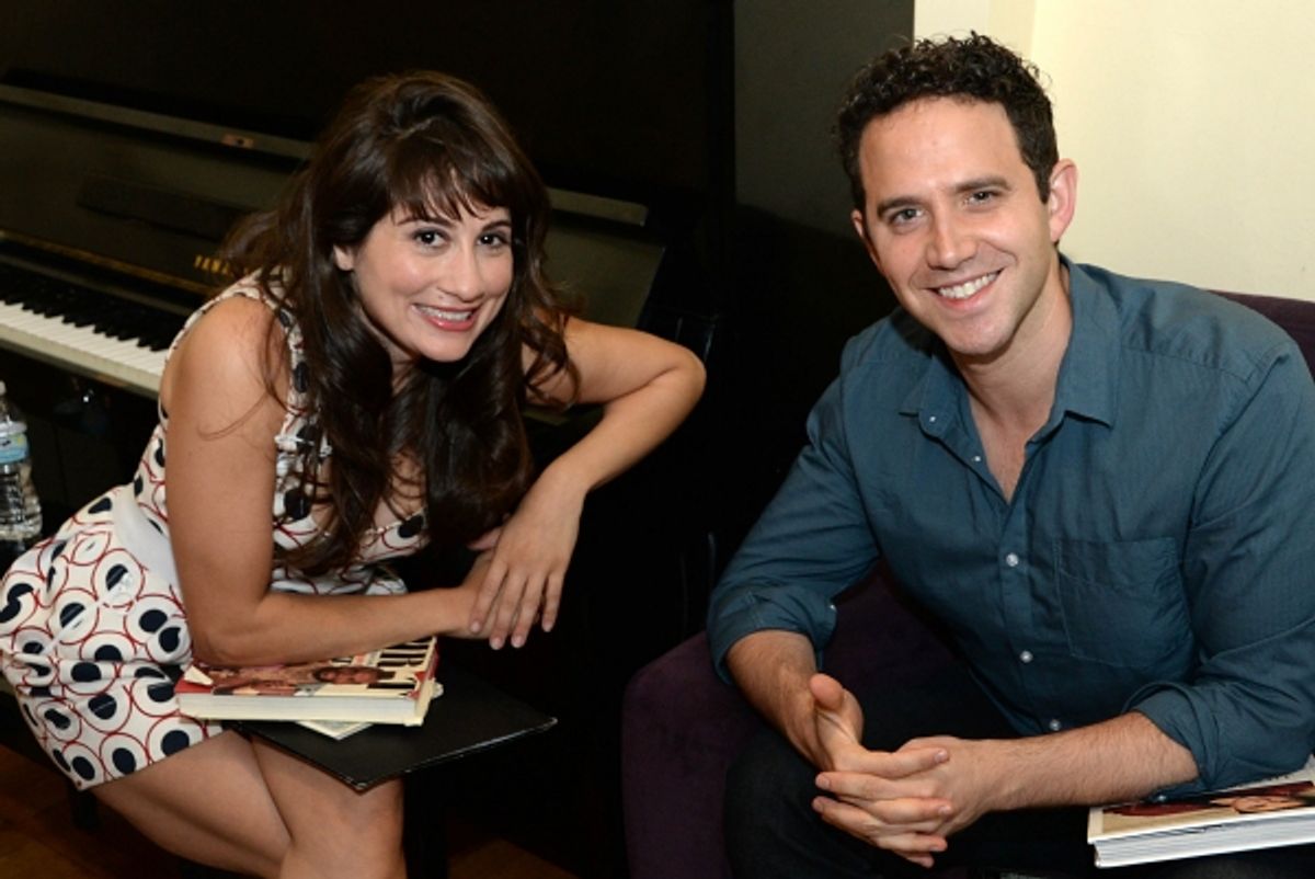 Lucy DeVito and Santino Fontana at 