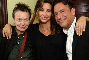 Laurie Anderson, Gina Gershon, Eugene Pack Photo
