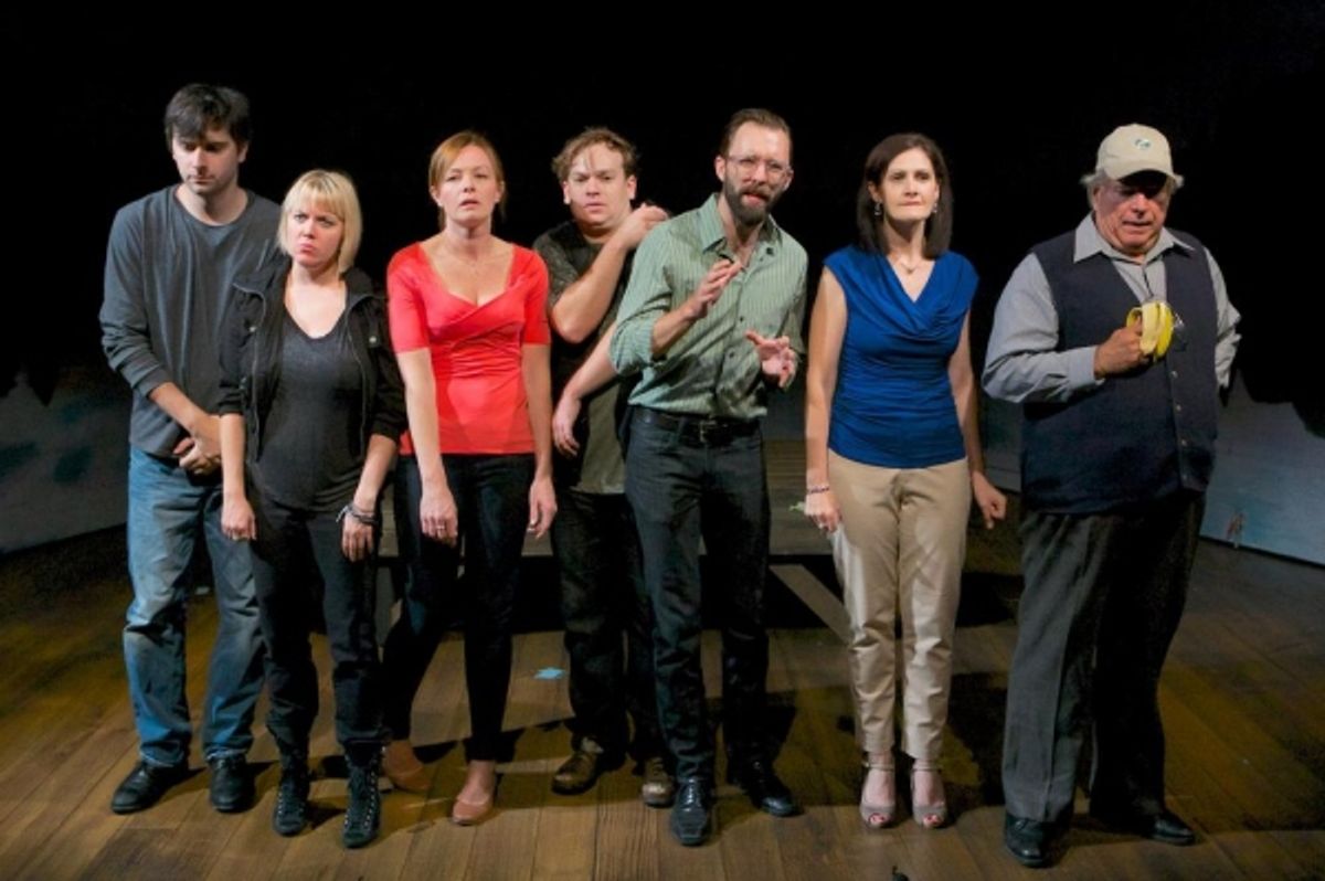 Matt Fletcher, Katy Carolina Collins, Nina O'Keefe, Nate Whelden, Cody Proctor, Stacy Stoltz and Norm Woodel at 