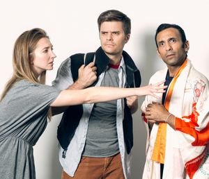 Marta Kuersten, William Franke, Amir Darvish Photo