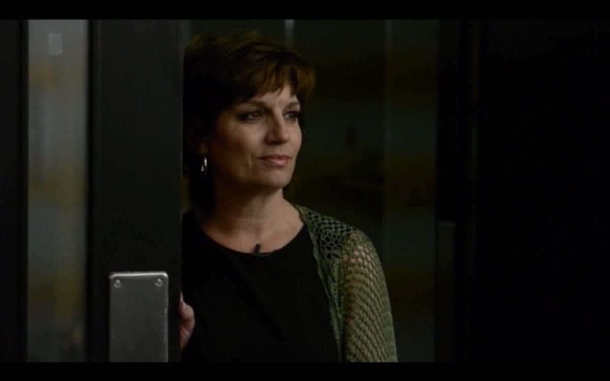 Beth Leavel surveying the performers as they prepare for her class. at 