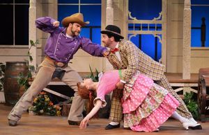 A jealous Will Parker (Daniel S. Hines), left, prepares to throw a punch when he find Photo