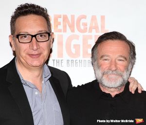 MoisÃ�'Â©s Kaufman, Robin Williams.attend the ''Bengal Tiger at The Baghdad Zoo''  Photo