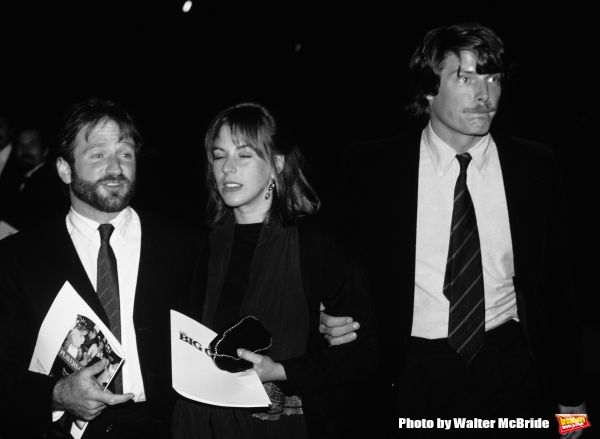 Robin Williams pictured with his wife Valarie and Chris Reave in New York City in Sep Photo