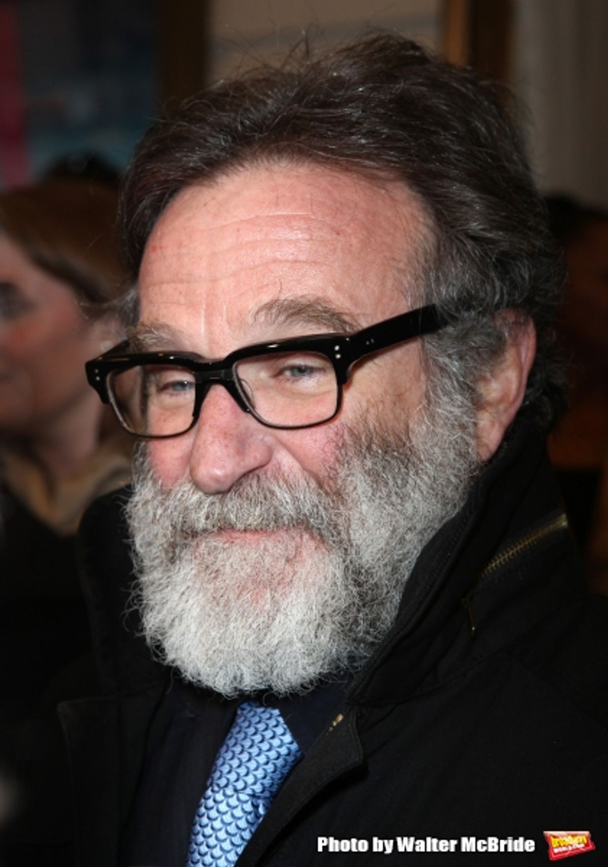 Robin Williams.attending the Broadway Opening Night Performance of ''Catch Me If You Can'' at the Neil Simon Theatre in New York City. at 