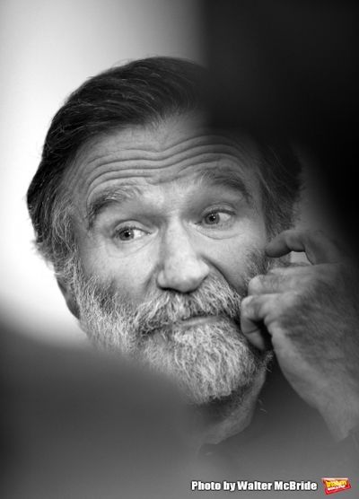 Robin Williams attend the ''Bengal Tiger at The Baghdad Zoo'' Meet & Greet during Reh Photo