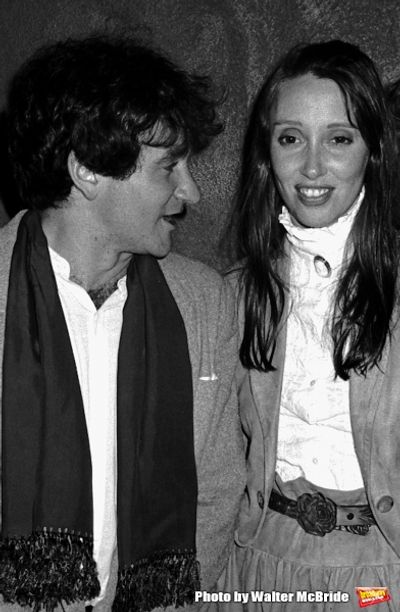 Shelley Duvall & Robin Williams Attending a party celebrating the release of TIME BAN Photo